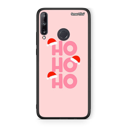 Huawei P40 Lite E Xmas Ho Ho Ho θήκη από τη Smartfits με σχέδιο στο πίσω μέρος και μαύρο περίβλημα | Smartphone case with colorful back and black bezels by Smartfits