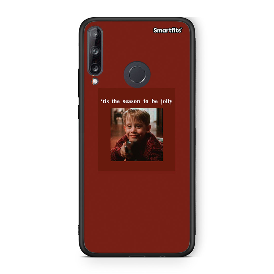 Huawei P40 Lite E Xmas Ultimate Spirit θήκη από τη Smartfits με σχέδιο στο πίσω μέρος και μαύρο περίβλημα | Smartphone case with colorful back and black bezels by Smartfits
