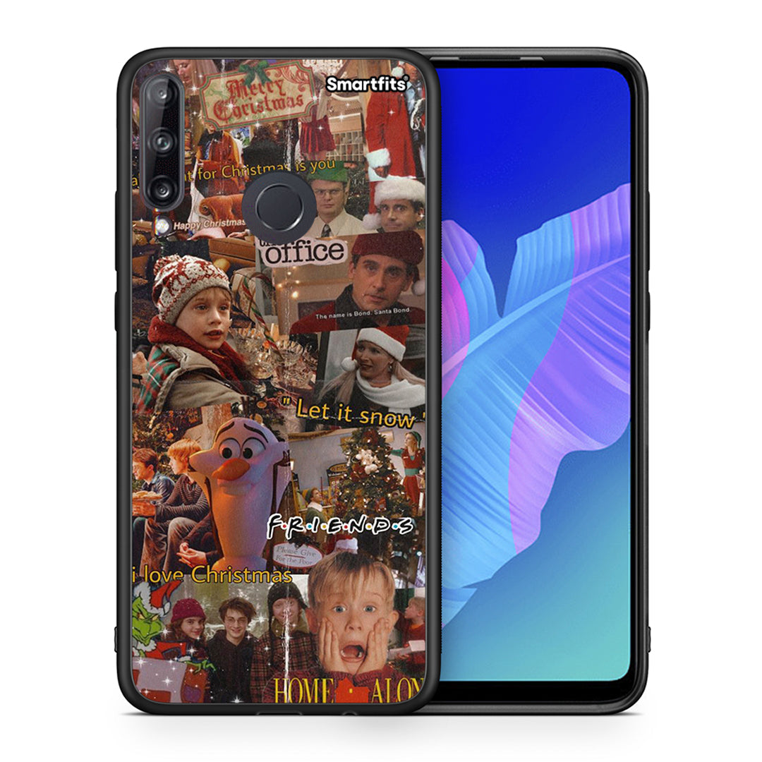 Θήκη Huawei P40 Lite E Xmas Wishes από τη Smartfits με σχέδιο στο πίσω μέρος και μαύρο περίβλημα | Huawei P40 Lite E Xmas Wishes case with colorful back and black bezels