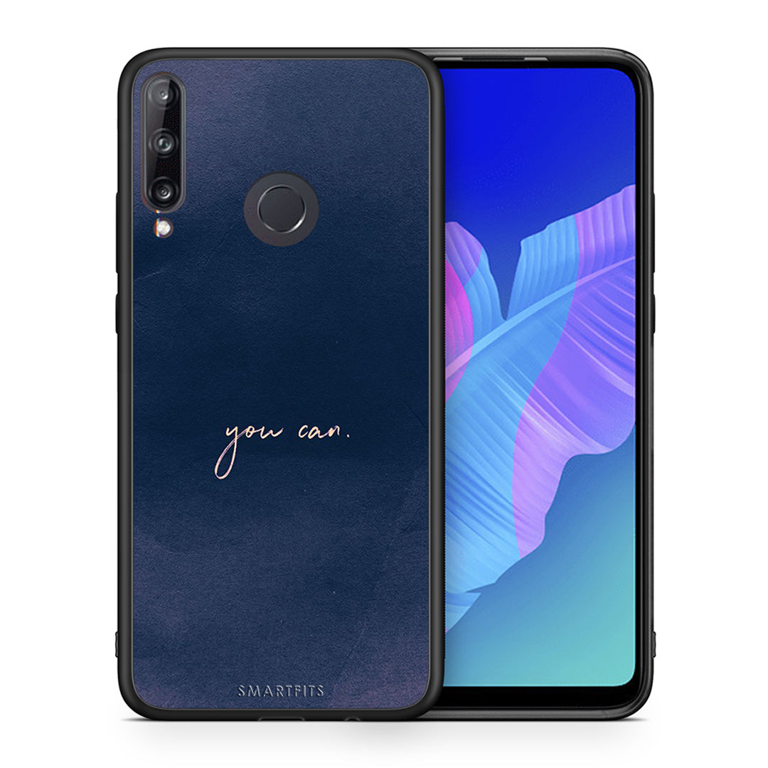 Θήκη Huawei P40 Lite E You Can από τη Smartfits με σχέδιο στο πίσω μέρος και μαύρο περίβλημα | Huawei P40 Lite E You Can case with colorful back and black bezels