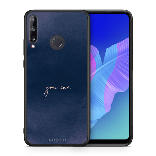 Θήκη Huawei P40 Lite E You Can από τη Smartfits με σχέδιο στο πίσω μέρος και μαύρο περίβλημα | Huawei P40 Lite E You Can case with colorful back and black bezels
