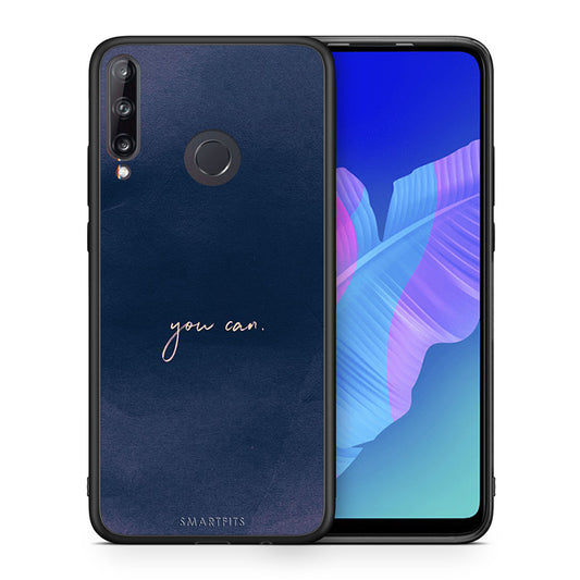Θήκη Huawei P40 Lite E You Can από τη Smartfits με σχέδιο στο πίσω μέρος και μαύρο περίβλημα | Huawei P40 Lite E You Can case with colorful back and black bezels