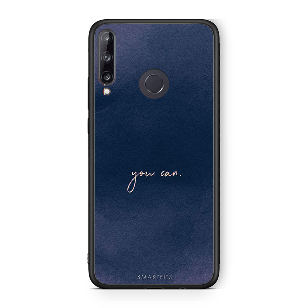 Huawei P40 Lite E You Can θήκη από τη Smartfits με σχέδιο στο πίσω μέρος και μαύρο περίβλημα | Smartphone case with colorful back and black bezels by Smartfits