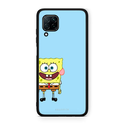 Huawei P40 Lite Friends Bob θήκη από τη Smartfits με σχέδιο στο πίσω μέρος και μαύρο περίβλημα | Smartphone case with colorful back and black bezels by Smartfits