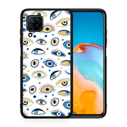 Θήκη Huawei P40 Lite Ftou Ftou από τη Smartfits με σχέδιο στο πίσω μέρος και μαύρο περίβλημα | Huawei P40 Lite Ftou Ftou case with colorful back and black bezels