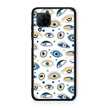 Huawei P40 Lite Ftou Ftou θήκη από τη Smartfits με σχέδιο στο πίσω μέρος και μαύρο περίβλημα | Smartphone case with colorful back and black bezels by Smartfits