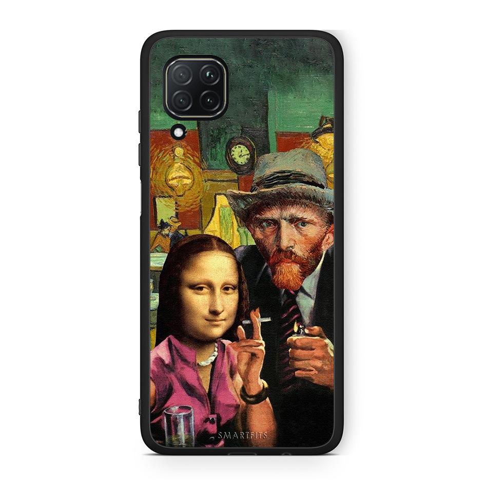 Huawei P40 Lite Funny Art θήκη από τη Smartfits με σχέδιο στο πίσω μέρος και μαύρο περίβλημα | Smartphone case with colorful back and black bezels by Smartfits