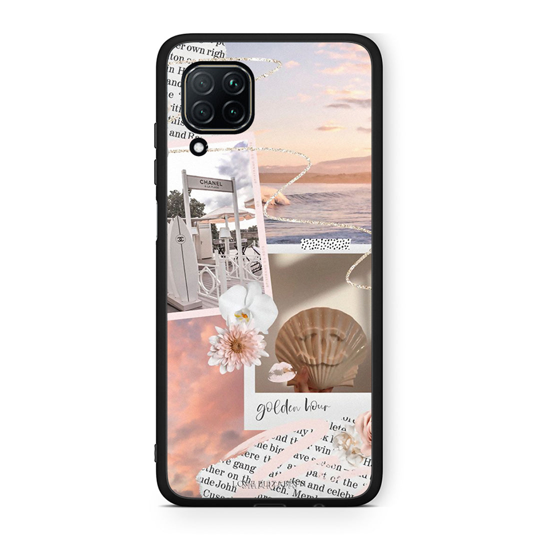 Huawei P40 Lite Golden Hour Θήκη Αγίου Βαλεντίνου από τη Smartfits με σχέδιο στο πίσω μέρος και μαύρο περίβλημα | Smartphone case with colorful back and black bezels by Smartfits