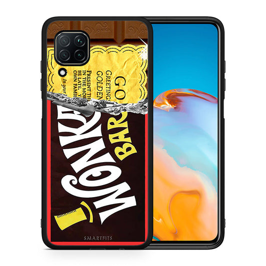 Θήκη Huawei P40 Lite Golden Ticket από τη Smartfits με σχέδιο στο πίσω μέρος και μαύρο περίβλημα | Huawei P40 Lite Golden Ticket case with colorful back and black bezels