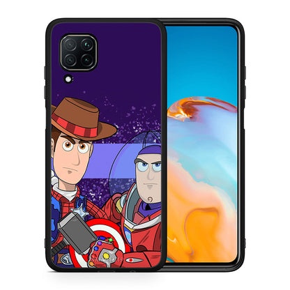 Θήκη Huawei P40 Lite Infinity Story από τη Smartfits με σχέδιο στο πίσω μέρος και μαύρο περίβλημα | Huawei P40 Lite Infinity Story case with colorful back and black bezels