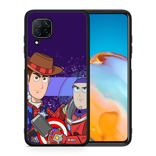 Θήκη Huawei P40 Lite Infinity Story από τη Smartfits με σχέδιο στο πίσω μέρος και μαύρο περίβλημα | Huawei P40 Lite Infinity Story case with colorful back and black bezels