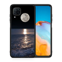 Thumbnail for Θήκη Huawei P40 Lite Moon Landscape από τη Smartfits με σχέδιο στο πίσω μέρος και μαύρο περίβλημα | Huawei P40 Lite Moon Landscape case with colorful back and black bezels