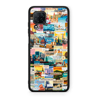 Thumbnail for Huawei P40 Lite Live To Travel θήκη από τη Smartfits με σχέδιο στο πίσω μέρος και μαύρο περίβλημα | Smartphone case with colorful back and black bezels by Smartfits