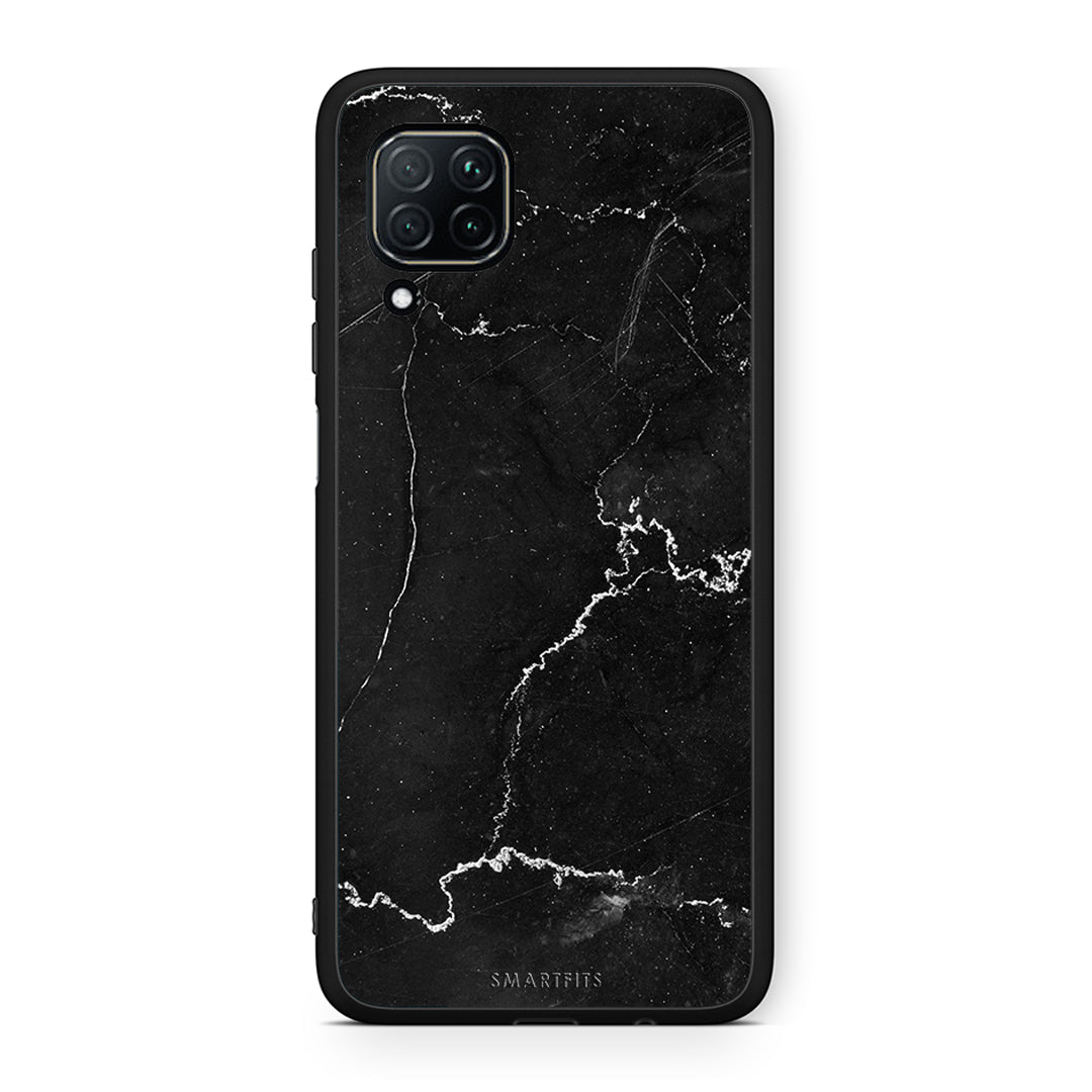 Huawei P40 Lite Marble Black θήκη από τη Smartfits με σχέδιο στο πίσω μέρος και μαύρο περίβλημα | Smartphone case with colorful back and black bezels by Smartfits