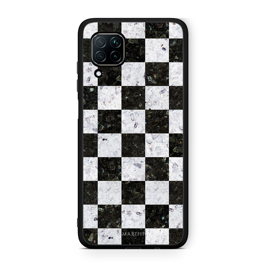 4 - Huawei P40 Lite Square Geometric Marble case, cover, bumper