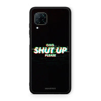 Thumbnail for Huawei P40 Lite OMG ShutUp θήκη από τη Smartfits με σχέδιο στο πίσω μέρος και μαύρο περίβλημα | Smartphone case with colorful back and black bezels by Smartfits
