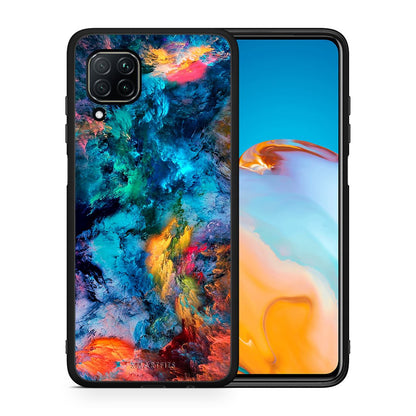 Θήκη Huawei P40 Lite Crayola Paint από τη Smartfits με σχέδιο στο πίσω μέρος και μαύρο περίβλημα | Huawei P40 Lite Crayola Paint case with colorful back and black bezels
