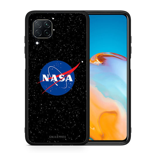 Θήκη Huawei P40 Lite NASA PopArt από τη Smartfits με σχέδιο στο πίσω μέρος και μαύρο περίβλημα | Huawei P40 Lite NASA PopArt case with colorful back and black bezels