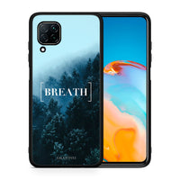 Thumbnail for Θήκη Huawei P40 Lite Breath Quote από τη Smartfits με σχέδιο στο πίσω μέρος και μαύρο περίβλημα | Huawei P40 Lite Breath Quote case with colorful back and black bezels