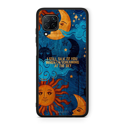 Huawei P40 Lite Screaming Sky θήκη από τη Smartfits με σχέδιο στο πίσω μέρος και μαύρο περίβλημα | Smartphone case with colorful back and black bezels by Smartfits