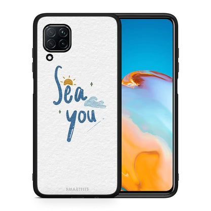 Θήκη Huawei P40 Lite Sea You από τη Smartfits με σχέδιο στο πίσω μέρος και μαύρο περίβλημα | Huawei P40 Lite Sea You case with colorful back and black bezels