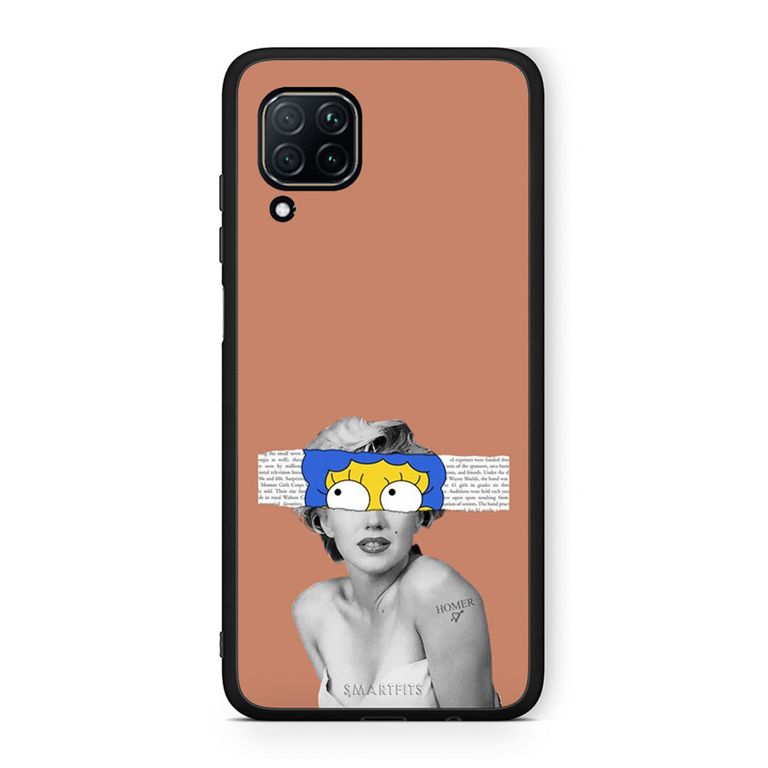 Huawei P40 Lite Sim Merilyn θήκη από τη Smartfits με σχέδιο στο πίσω μέρος και μαύρο περίβλημα | Smartphone case with colorful back and black bezels by Smartfits