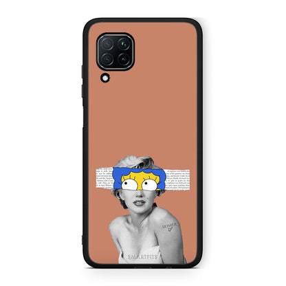 Huawei P40 Lite Sim Merilyn θήκη από τη Smartfits με σχέδιο στο πίσω μέρος και μαύρο περίβλημα | Smartphone case with colorful back and black bezels by Smartfits