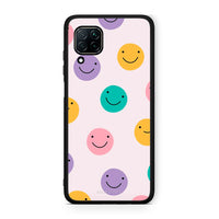 Thumbnail for Huawei P40 Lite Smiley Faces θήκη από τη Smartfits με σχέδιο στο πίσω μέρος και μαύρο περίβλημα | Smartphone case with colorful back and black bezels by Smartfits