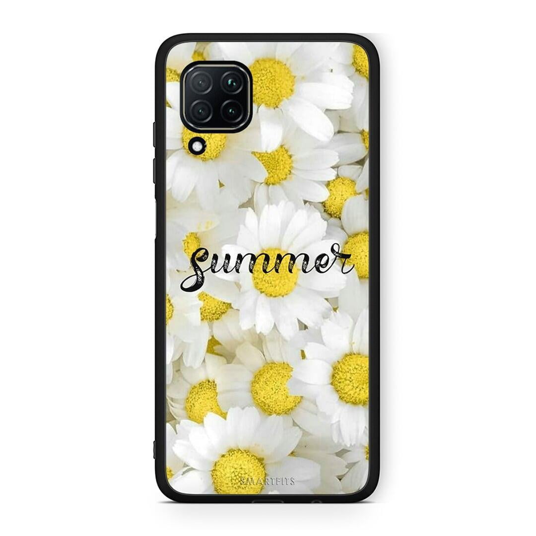 Huawei P40 Lite Summer Daisies Θήκη από τη Smartfits με σχέδιο στο πίσω μέρος και μαύρο περίβλημα | Smartphone case with colorful back and black bezels by Smartfits