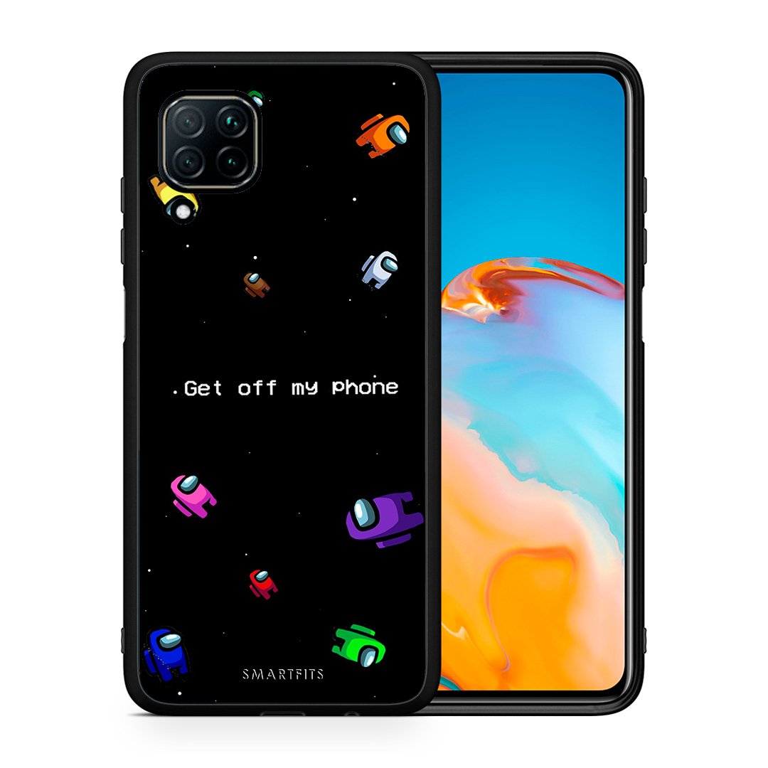 Θήκη Huawei P40 Lite AFK Text από τη Smartfits με σχέδιο στο πίσω μέρος και μαύρο περίβλημα | Huawei P40 Lite AFK Text case with colorful back and black bezels