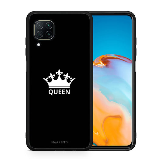 Θήκη Huawei P40 Lite Queen Valentine από τη Smartfits με σχέδιο στο πίσω μέρος και μαύρο περίβλημα | Huawei P40 Lite Queen Valentine case with colorful back and black bezels