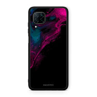 Thumbnail for 4 - Huawei P40 Lite Pink Black Watercolor case, cover, bumper