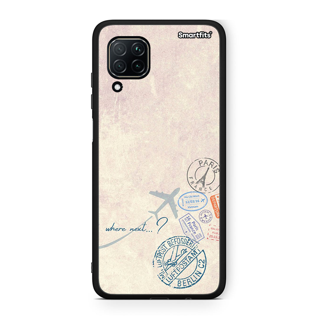 Huawei P40 Lite Where Next Θήκη από τη Smartfits με σχέδιο στο πίσω μέρος και μαύρο περίβλημα | Smartphone case with colorful back and black bezels by Smartfits