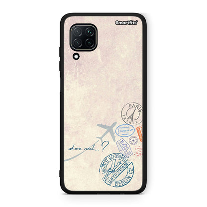 Huawei P40 Lite Where Next Θήκη από τη Smartfits με σχέδιο στο πίσω μέρος και μαύρο περίβλημα | Smartphone case with colorful back and black bezels by Smartfits