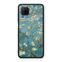 Thumbnail for Huawei P40 Lite White Blossoms θήκη από τη Smartfits με σχέδιο στο πίσω μέρος και μαύρο περίβλημα | Smartphone case with colorful back and black bezels by Smartfits