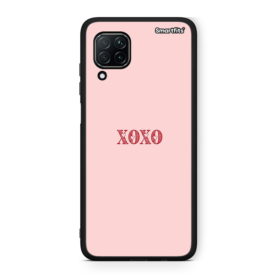 Huawei P40 Lite XOXO Love θήκη από τη Smartfits με σχέδιο στο πίσω μέρος και μαύρο περίβλημα | Smartphone case with colorful back and black bezels by Smartfits