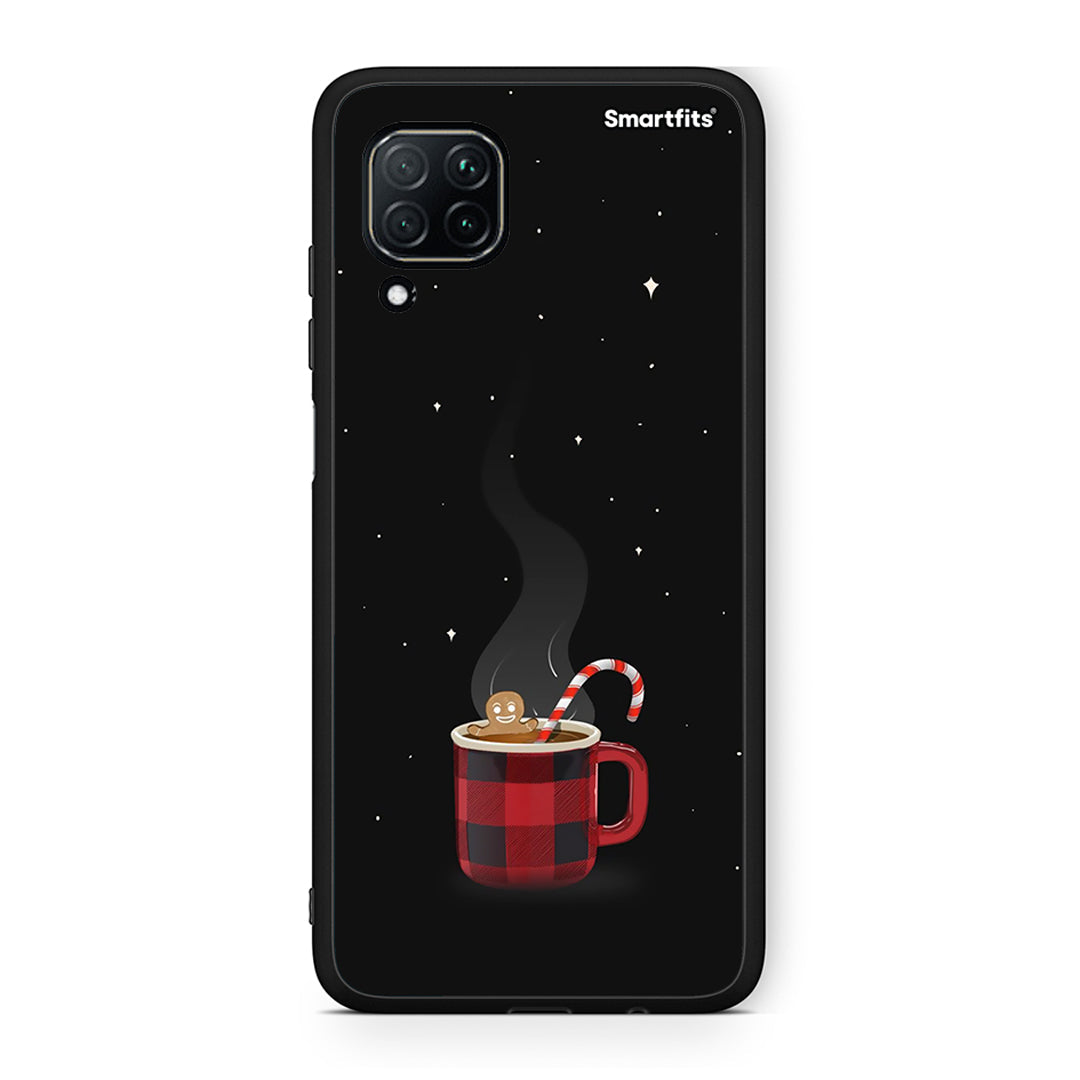 Huawei P40 Lite Xmas Bathing θήκη από τη Smartfits με σχέδιο στο πίσω μέρος και μαύρο περίβλημα | Smartphone case with colorful back and black bezels by Smartfits