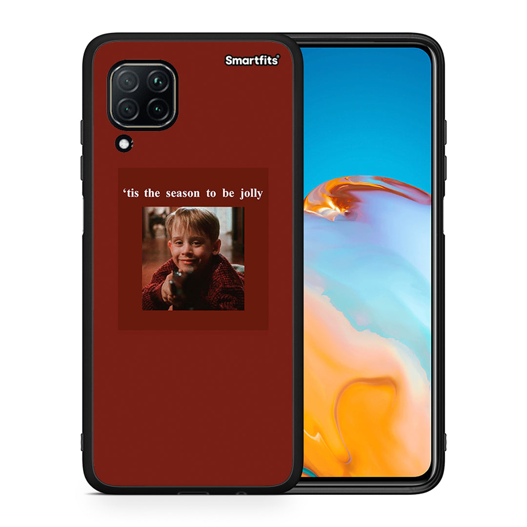Θήκη Huawei P40 Lite Xmas Ultimate Spirit από τη Smartfits με σχέδιο στο πίσω μέρος και μαύρο περίβλημα | Huawei P40 Lite Xmas Ultimate Spirit case with colorful back and black bezels