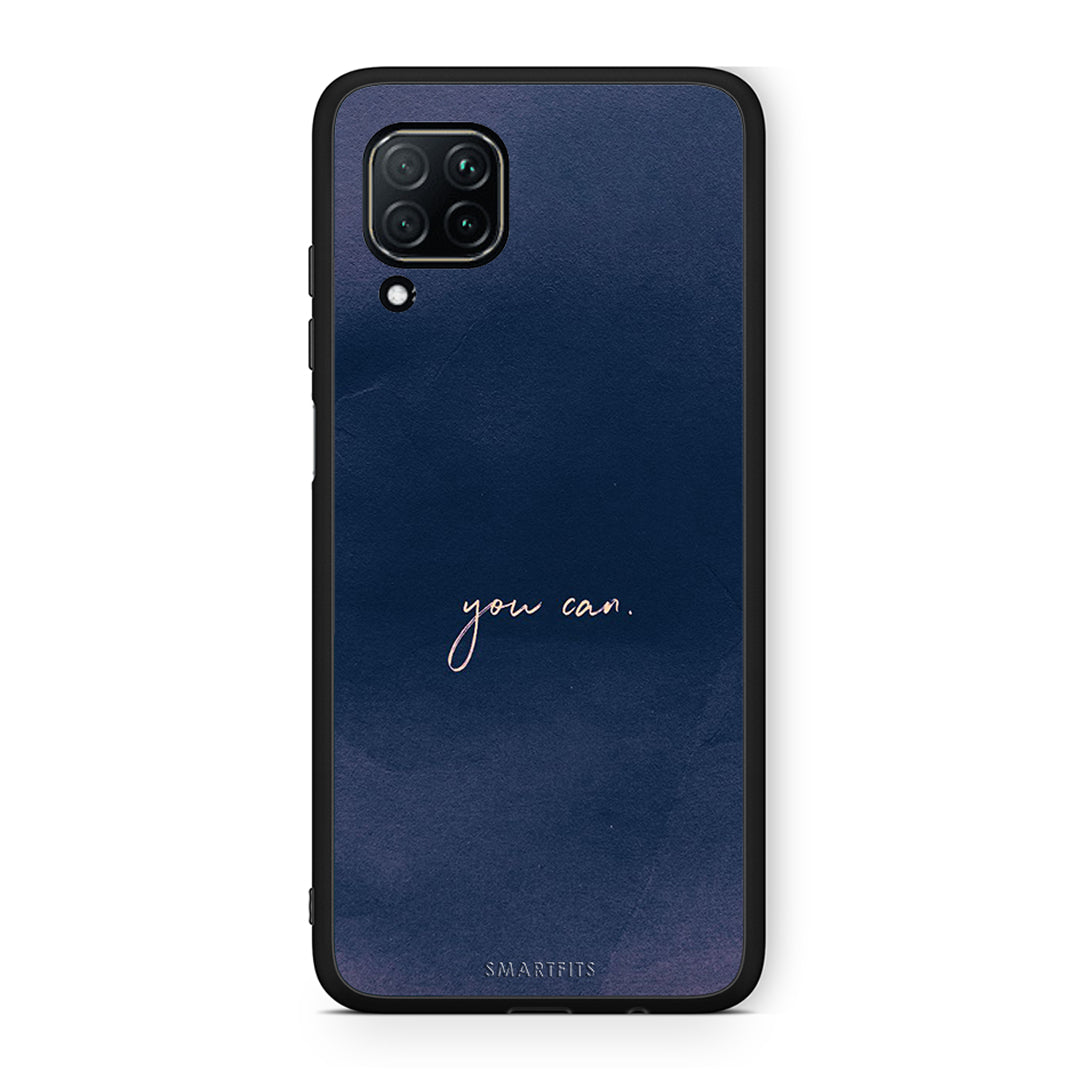 Huawei P40 Lite You Can θήκη από τη Smartfits με σχέδιο στο πίσω μέρος και μαύρο περίβλημα | Smartphone case with colorful back and black bezels by Smartfits