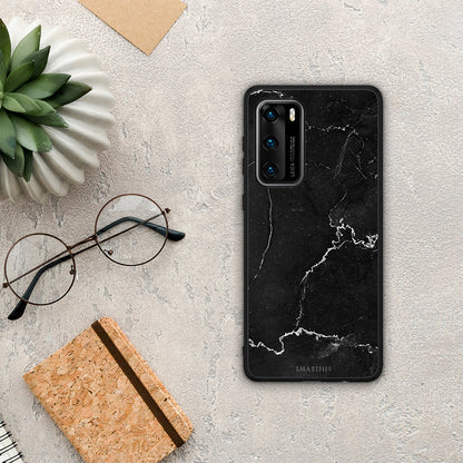 Marble Black - Huawei P40 θήκη