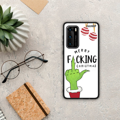 Merry F Xmas - Huawei P40 θήκη