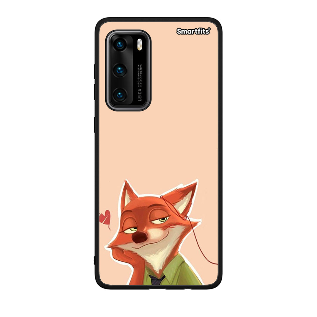 Nick Wilde And Judy Hopps Love 1 - Huawei P40 θήκη