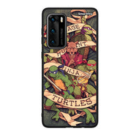 Thumbnail for Huawei P40 Ninja Turtles θήκη από τη Smartfits με σχέδιο στο πίσω μέρος και μαύρο περίβλημα | Smartphone case with colorful back and black bezels by Smartfits
