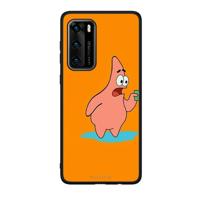 Huawei P40 No Money 1 Θήκη Αγίου Βαλεντίνου από τη Smartfits με σχέδιο στο πίσω μέρος και μαύρο περίβλημα | Smartphone case with colorful back and black bezels by Smartfits