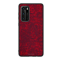 Thumbnail for Huawei P40 Paisley Cashmere θήκη από τη Smartfits με σχέδιο στο πίσω μέρος και μαύρο περίβλημα | Smartphone case with colorful back and black bezels by Smartfits