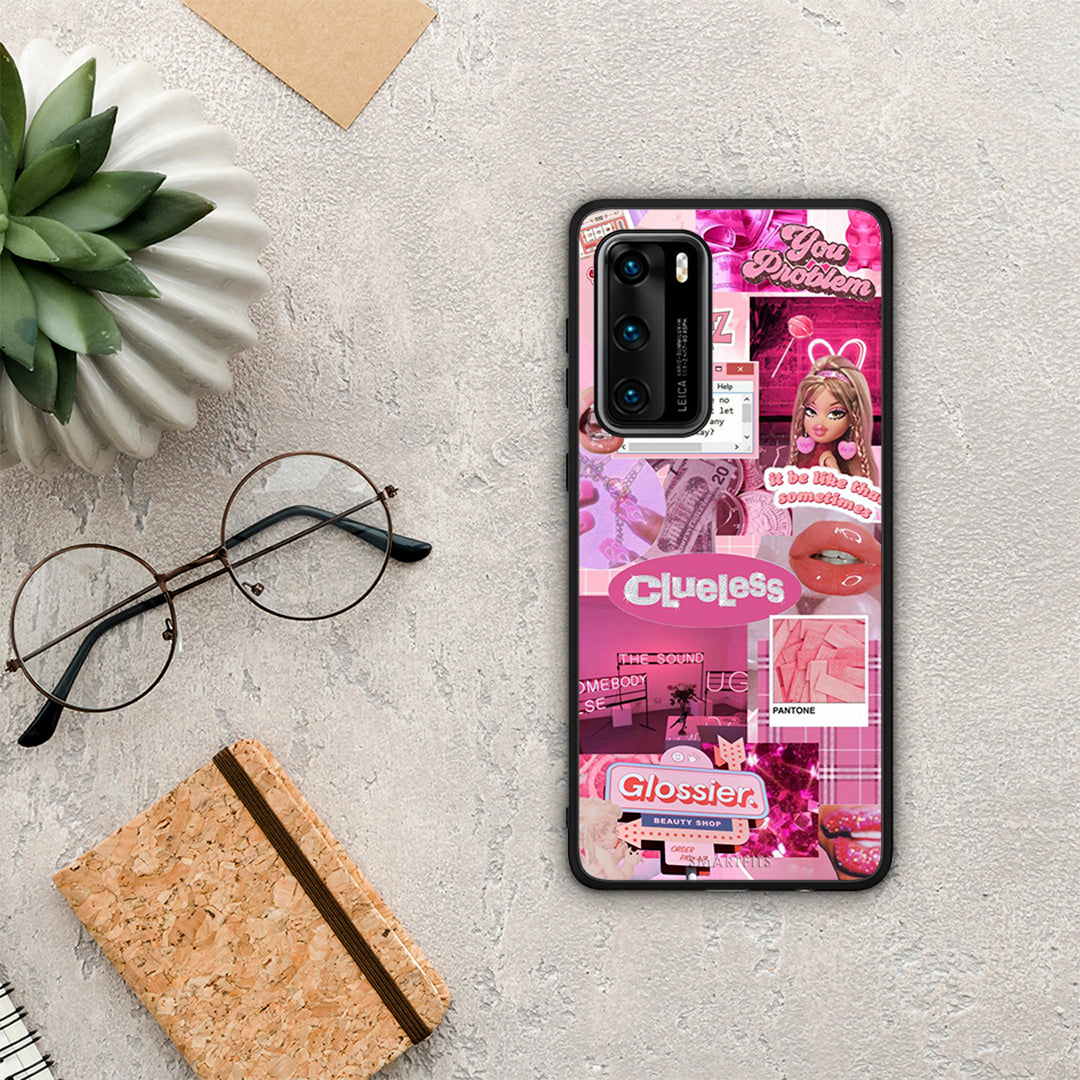 Pink Love - Huawei P40 θήκη
