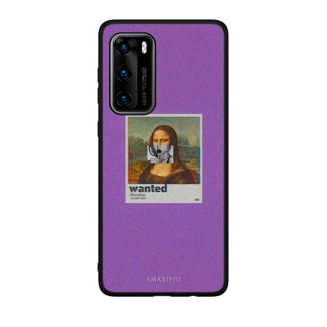 4 - Huawei P40 Monalisa Popart case, cover, bumper