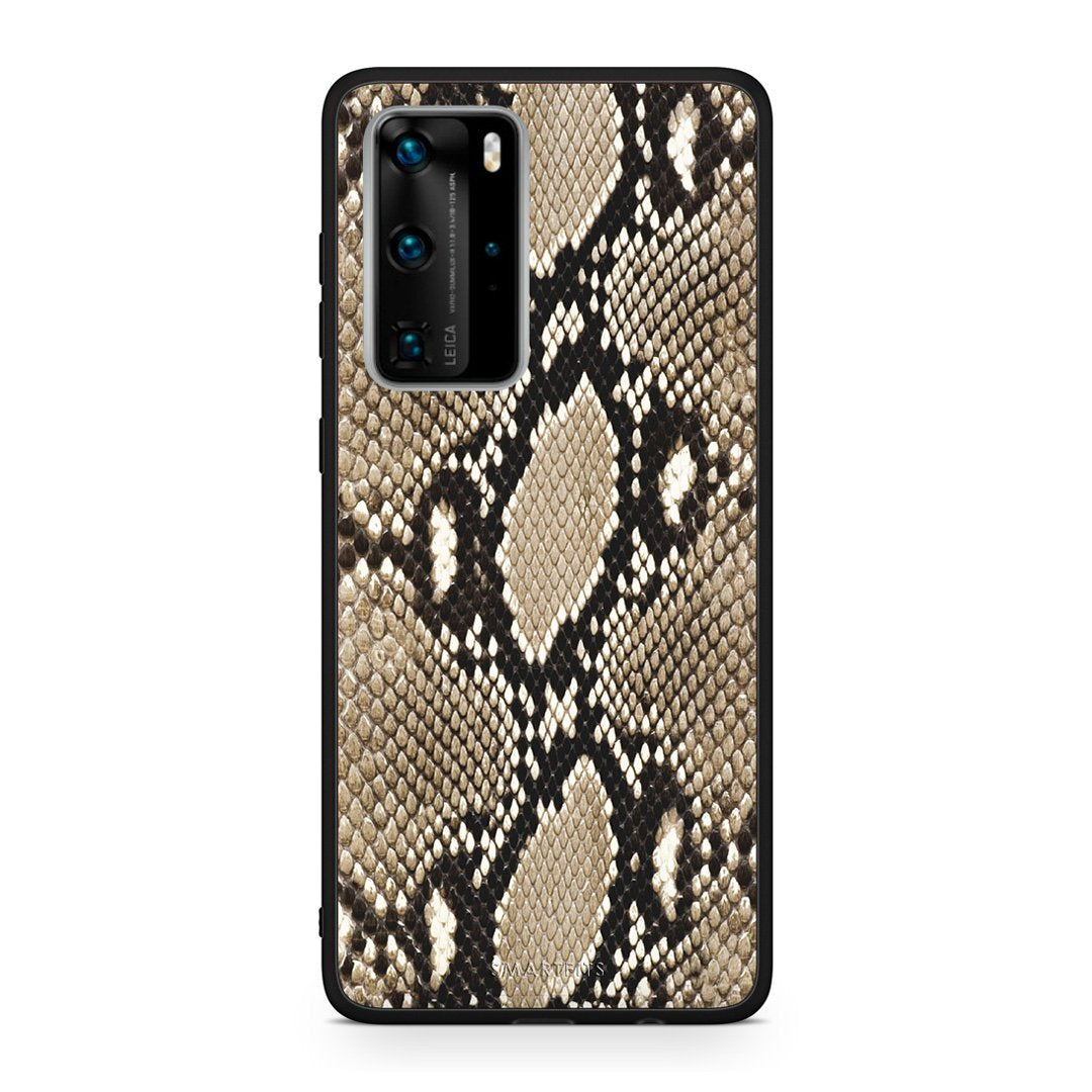 23 - Huawei P40 Pro  Fashion Snake Animal case, cover, bumper