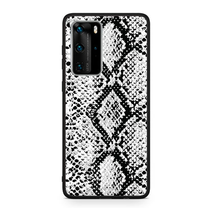24 - Huawei P40 Pro  White Snake Animal case, cover, bumper