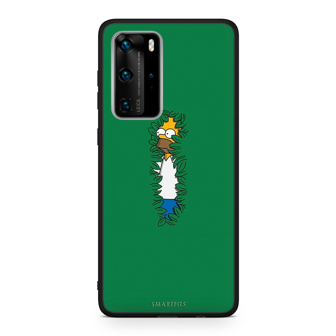 Huawei P40 Pro Bush Man Θήκη Αγίου Βαλεντίνου από τη Smartfits με σχέδιο στο πίσω μέρος και μαύρο περίβλημα | Smartphone case with colorful back and black bezels by Smartfits